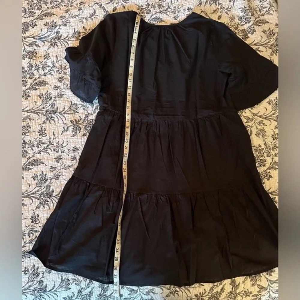 CRISTIN COOPER Garden Dress sz M - black NEW - Picture 6 of 11
